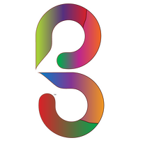 BLACK™ | The Year Logo Colorful graphic representation of the letter "B" as an expedition/enterprise/company logo.